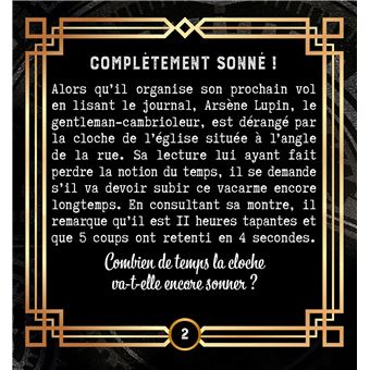 DEFIS et ENIGMES d'Arsène LUPIN