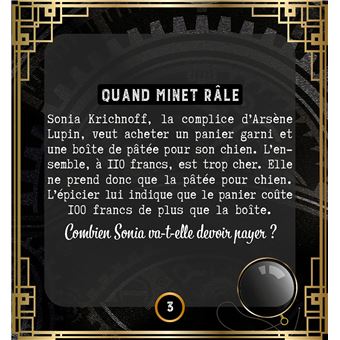 DEFIS et ENIGMES d'Arsène LUPIN