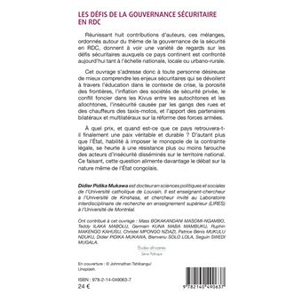 Les défis de la gouvernance sécuritaire en RDC