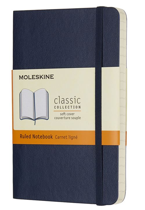 MOLESKIN CARN PF LGN SOUPLE SAPHIR