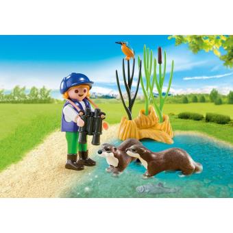 Playmobil Loutre - Série Zoo - Référence JH3 - Figurine Animal Neuve
