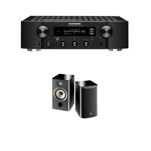 Amplificateur Hi-Fi Marantz PM7000N Noir + Enceinte bibliothèque Focal Aria 906 Black High Gloss Vendue par paire