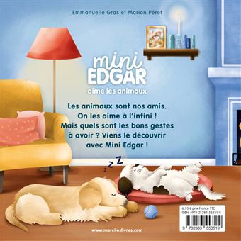 Mini Edgar aime les animaux