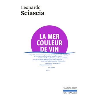La Mer Couleur De Vin Poche Leonardo Sciascia Jacques De Pressac Achat Livre Fnac