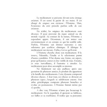 Ce que devient le médicament dans le corps humain