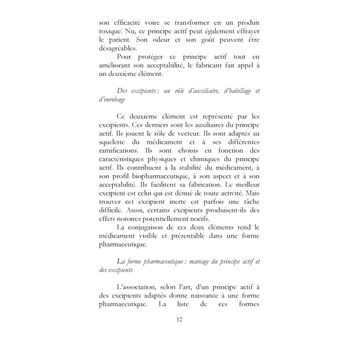 Ce que devient le médicament dans le corps humain