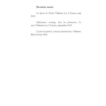 Ce que devient le médicament dans le corps humain