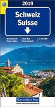 Carte routière officielle du Touring Club Suisse 2019