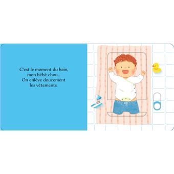 Mon beau livre de bain - Le bain de bébé - Imagier pour le bain- Bébés à  partir de 9 mois