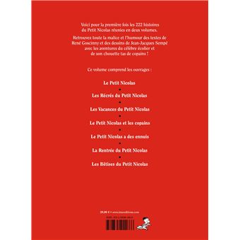 Le Petit Nicolas - L'intégrale - volume 1