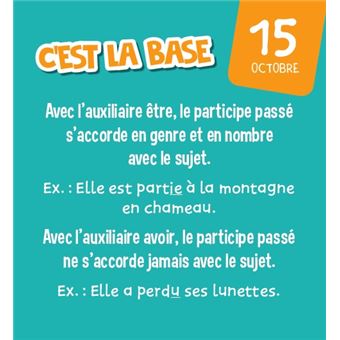 Les incollables - Mini calendrier - Toute mon année de CM1