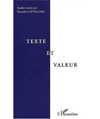 Texte et valeur