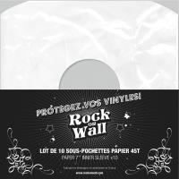 100 sous pochettes en papier doublées antistatiques noires pour vos vinyles  33 Tours - Unknown - Accessoire Audio - Achat & prix