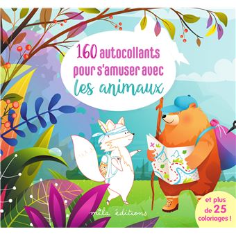 160 autocollants pour s'amuser avec les animaux