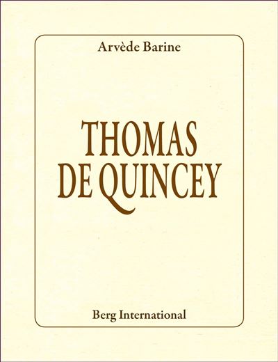 Thomas de Quincey
