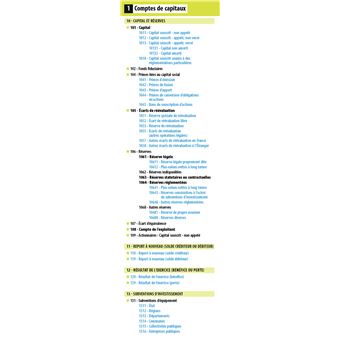 Plan comptable 2022-2023 (autorisé aux examens et concours)