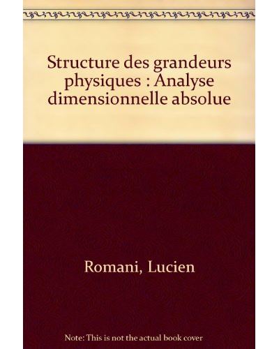 Structure des grandeurs physiques
