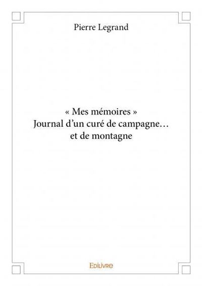 Mes mémoires