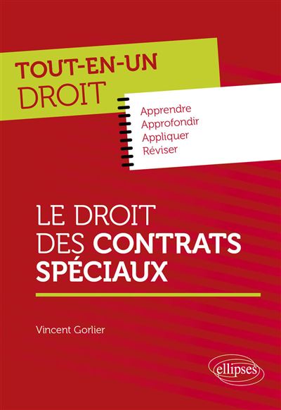 Droit Des Contrats Spéciaux - Broché - Vincent Gorlier - Achat Livre Ou ...