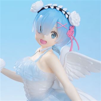 Figurine Banpresto 9127  Re: Zero Kara Hajimeru Isekai Seikatsu Espresto Est Clear & Dressy Rem Angem Version 22 cm