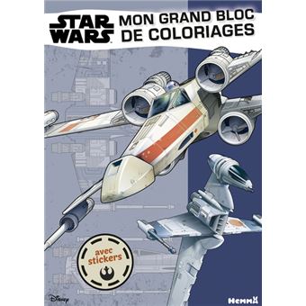 Disney Star Wars Mon grand bloc de coloriages avec stickers