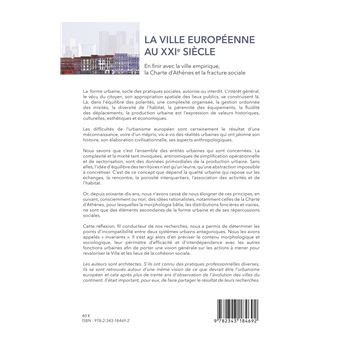 La ville européenne au XXIe siècle