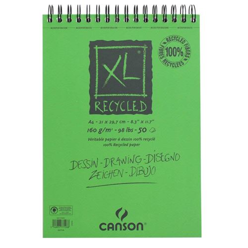 Bloc de 50 feuilles A4 Canson Croquis XL® Recylé - Bloc note papier - Achat  & prix
