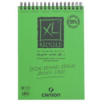 Bloc de 50 feuilles A4 Canson Croquis XL® Recylé - 1