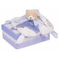 doomoo Doudou Bébé You&Me - Doudou Réversible et Réconfortant - Fourni avec 2 Corps pour Transporter l'Odeur du Parent, Rose