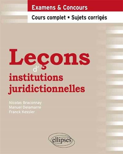 Leçons d'institutions juridictionnelles