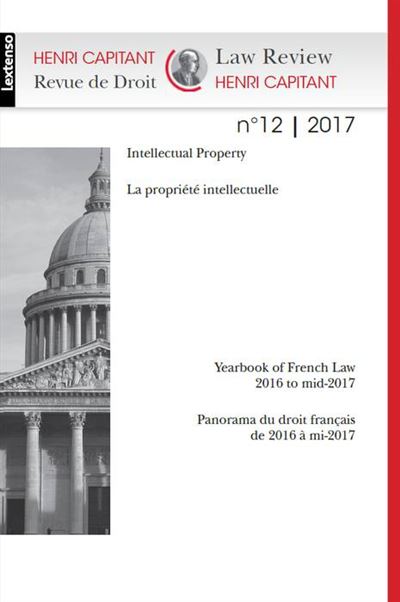 Henri capitant - revue de droit n 12 2017