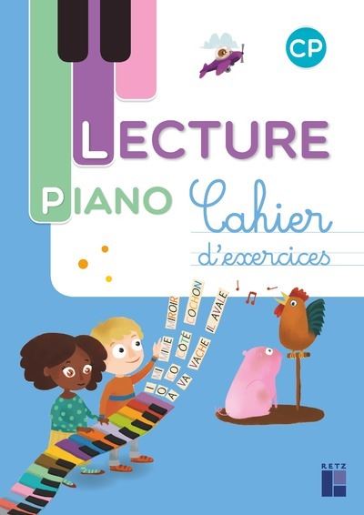 Couverture de Lecture piano : Cahier d'exercices (CP)