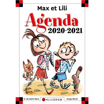 Agenda 2020-2021 Max et Lili