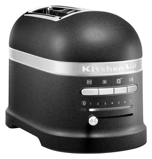 Kitchenaid Volcano Black Artisan 5Kmt2204ebk - Grille-Pain - 2 Tranche - 2 Emplacements - Truffe Noire