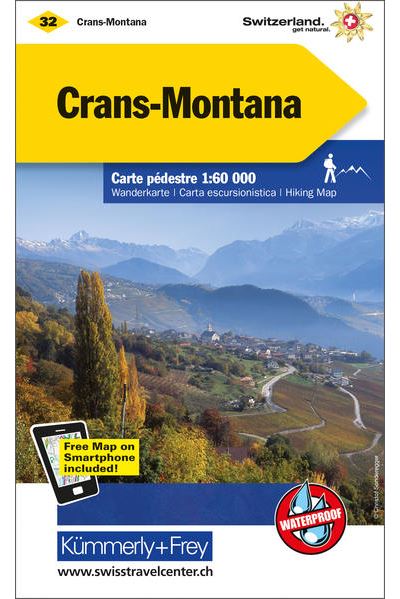 32 CRANS MONTANA 1:60 000