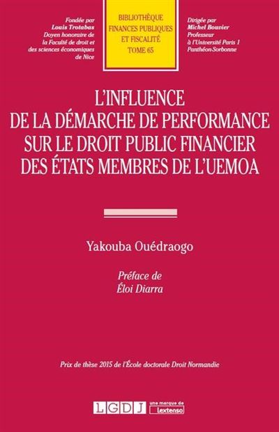 Influence de demarche de performance sur le dt pub.fin. des etats membres uemoa