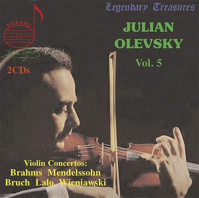 Concertos pour violon/julian olevsky edition vol 5