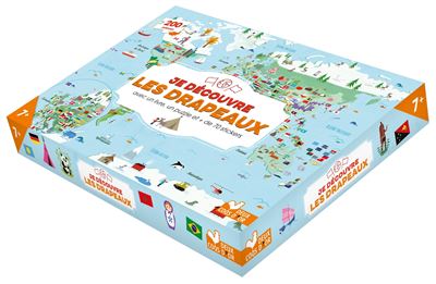 Je découvre les drapeaux - coffret avec puzzle