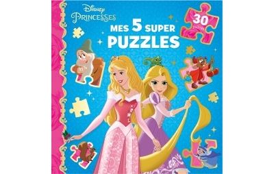 Princesses, mes 5 super puzzles