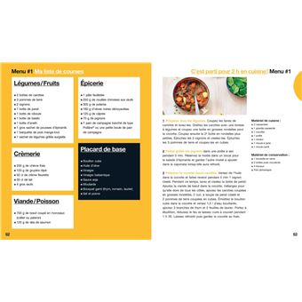 En 2h je cuisine pour toute la semaine - spécial débutant