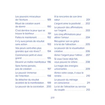 Rituels d'éveil à la loi de l'attraction