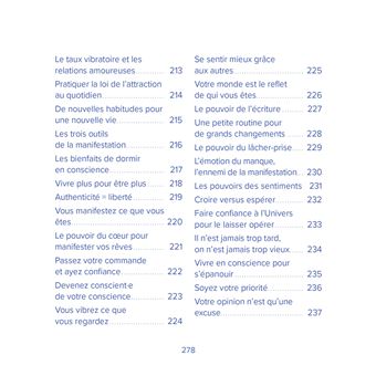 Rituels d'éveil à la loi de l'attraction