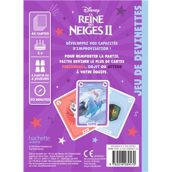 LA REINE DES NEIGES 2 - Jeux de cartes - Super Mimes - Disney