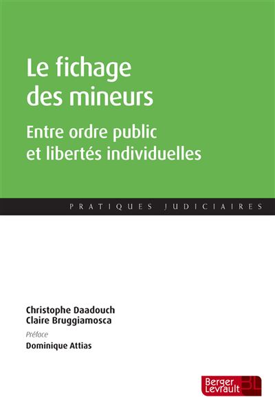 Le fichage des mineurs - Christophe Daadouch - broché