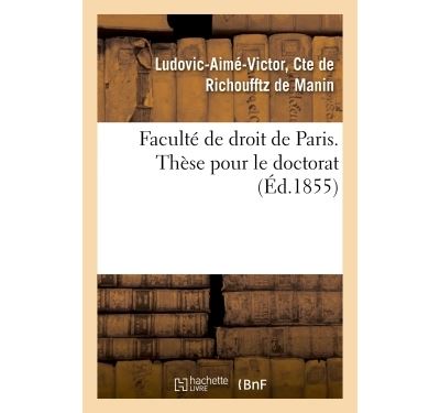 La compensation : these pour le doctorat