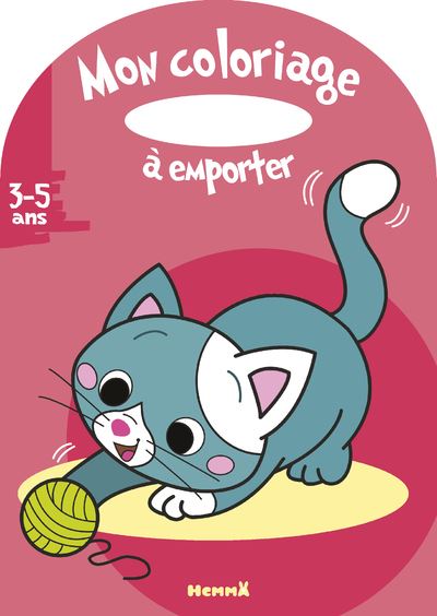 Mon coloriage à emporter (3-5 ans) (Chat) -  Collectif - broché