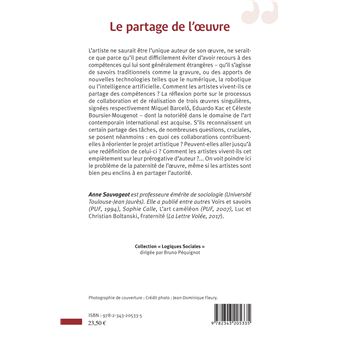 Le partage de l'uvre