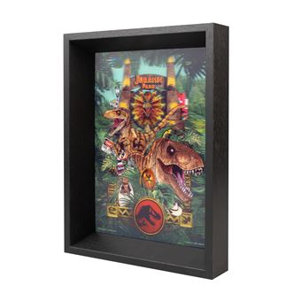 Print lenticulaire encadre Jurassic Park
