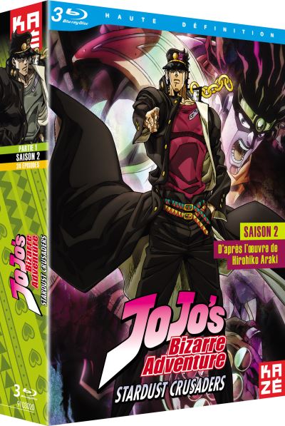 JoJo's Bizarre Adventure Saison 2 : Stardust Crusaders Partie 1 sur 2 Blu-ray
