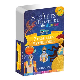 Secrets d'histoire junior - Jeu des 7 familles, Spécial Mythologie, et Qui suis-je ?